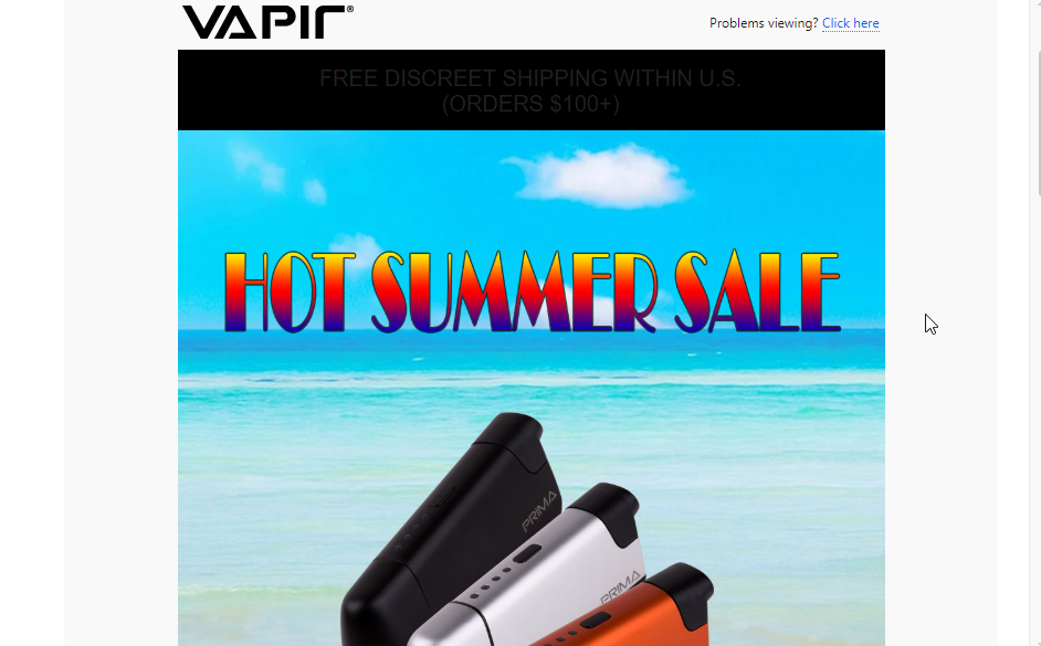 Include graphics inside your vape newsletter that capture attention