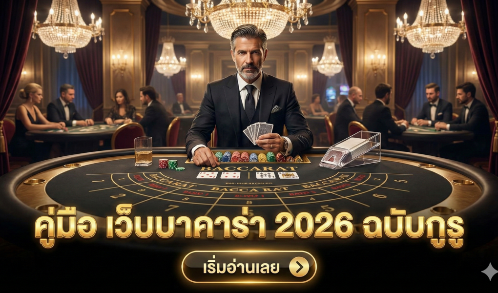 คู่มือ เว็บบาคาร่า 2026 ฉบับกูรู
