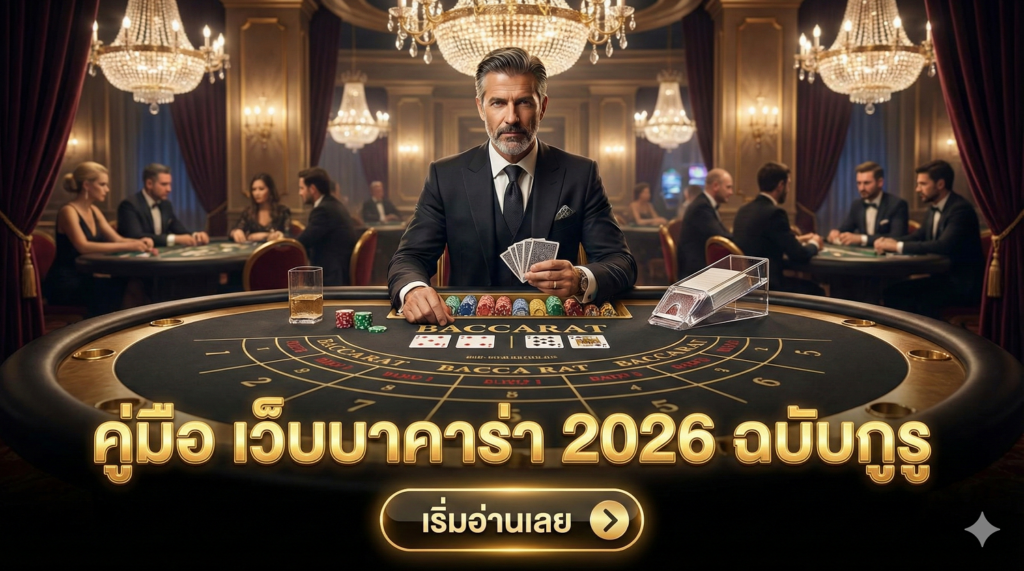 คู่มือ เว็บบาคาร่า 2026 ฉบับกูรู