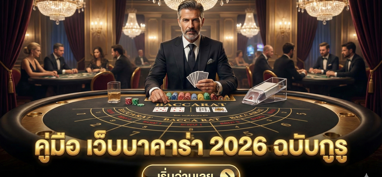 คู่มือ เว็บบาคาร่า 2026 ฉบับกูรู