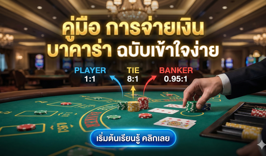 คู่มือ การจ่ายเงิน บาคาร่า ฉบับเข้าใจง่าย