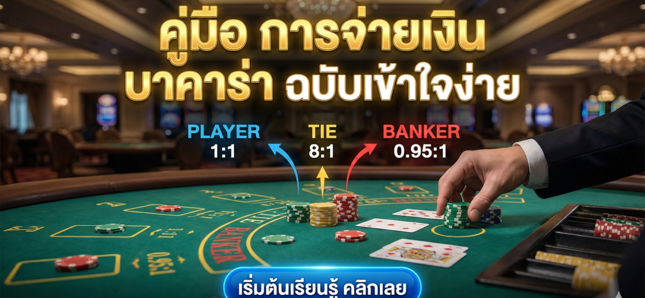 คู่มือ การจ่ายเงิน บาคาร่า ฉบับเข้าใจง่าย