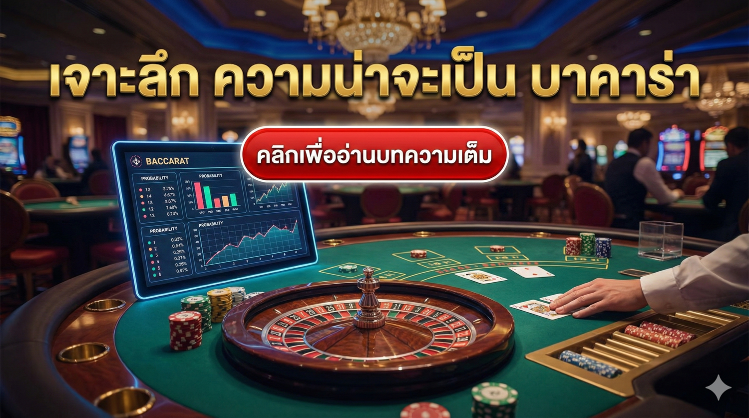 เจาะลึก ความน่าจะเป็น บาคาร่า