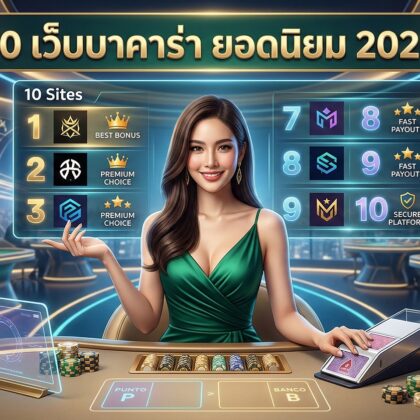 10 เว็บบาคาร่า ยอดนิยม 2026