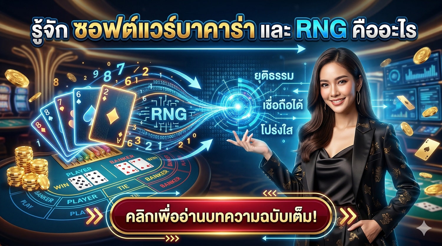 รู้จัก ซอฟต์แวร์บาคาร่า
